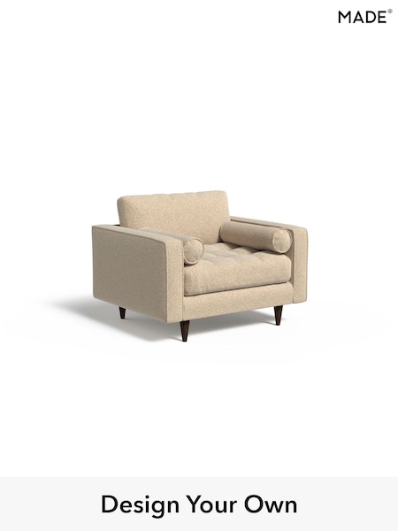 Soft Touch Boucle/Natural Linen Scott By Made (F00133) | £799