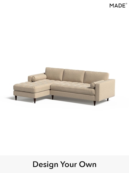 Soft Touch Boucle/Natural Linen Scott By Made (F00133) | £1,775