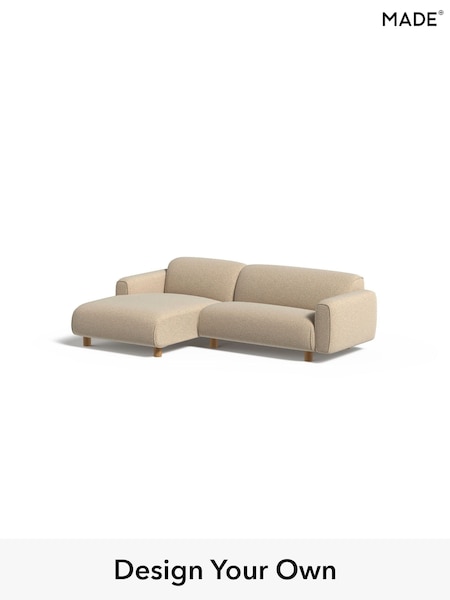 Soft Touch Boucle/Natural Linen Diego By Made (F00134) | £1,499