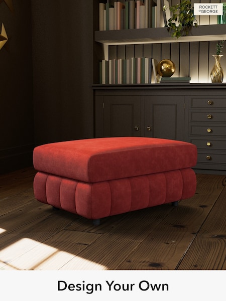 Luxe Kneedlecord Velvet/Burnt Sienna Orange The Bowie By Rockett St George (F00138) | £450