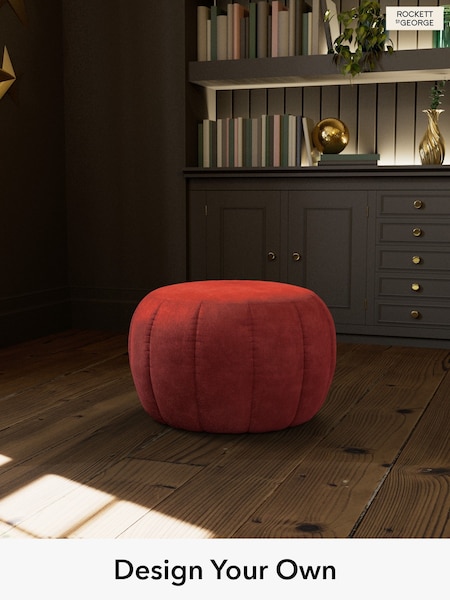 Luxe Kneedlecord Velvet/Burnt Sienna Orange The Bowie By Rockett St George (F00138) | £225