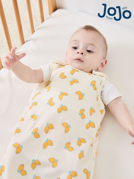 JoJo Maman Bébé Cream Rib 1 Tog Baby Sleeping Bag (F00195) | £28