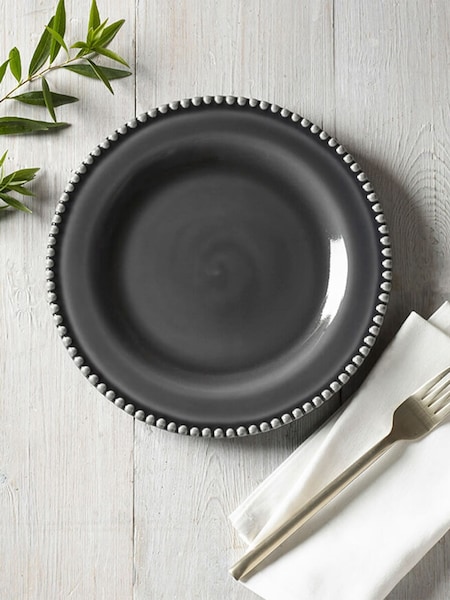 MM Living Set of 4 Grey Bobble Side Plates (F00216) | £48