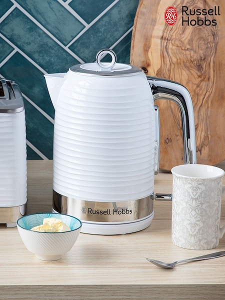 Russell Hobbs White Inspire Jug Kettle (F00644) | £32