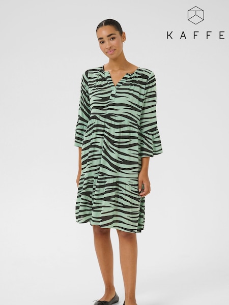 Kaffe A-Line Fit KAlea 3/4 Sleeve Dress (F00818) | £65
