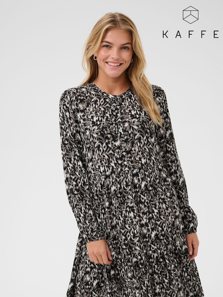 Kaffe Kaevity Long Sleeves Round Neck Dress (F00911) | £70