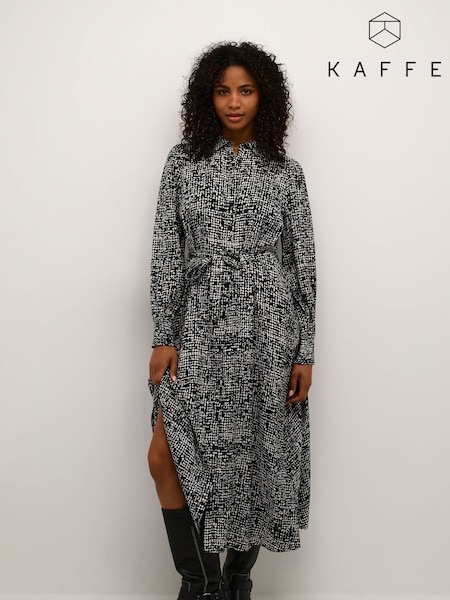Kaffe KApollie Button Pocket Maxi Dress (F00972) | £75