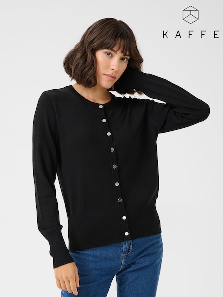Kaffe KAlizza Round Neck Button Cardigan (F00990) | £50