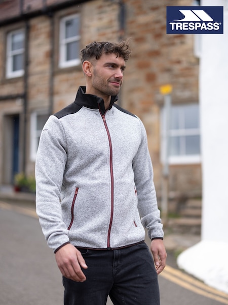 Trespass Male Grey Cossal Fleece AT200 (F01684) | £67