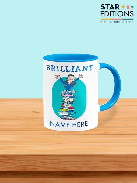 Matilda, Roald Dahl Personalised Coloured Mug by Star Editions (F01996) | £15