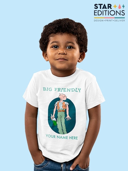 Star Editions 100% Cotton The BFG Roald Dahl Personalised T-Shirt (F01999) | £15