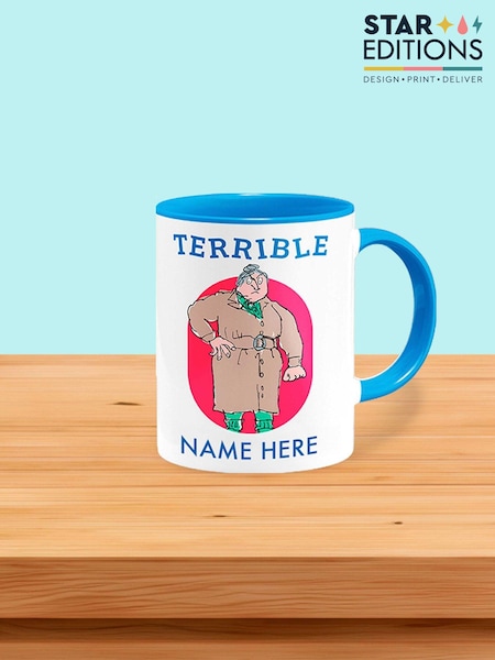 Miss Trunchbull, Matilda, Roald Dahl Personalised Coloured Mug by Star Editions (F02015) | £15
