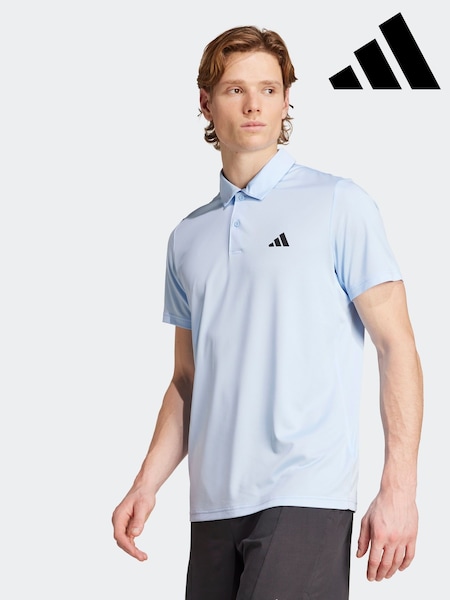 adidas Blue Sky Train Essentials Training Polo Shirt (F02028) | £25