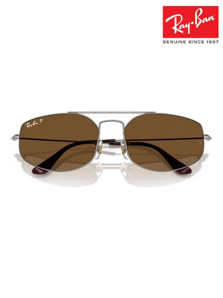 Ray Ban Brown  Explorer 5 Irregular Sunglasses (F02133) | £202