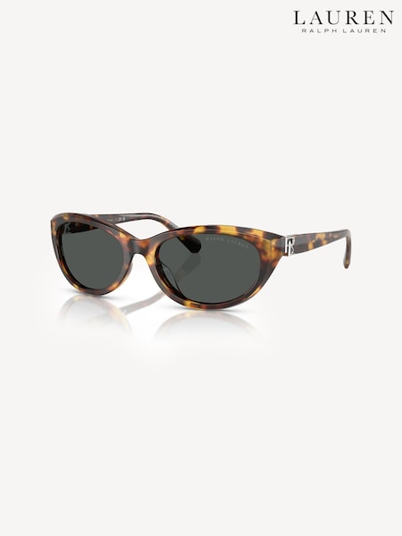Ralph Lauren RL8226U Brown Oval Sunglasses (F02147) | £249