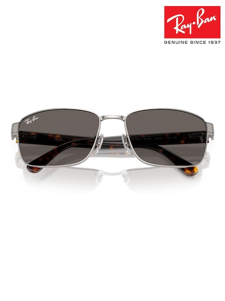 Ray Ban Grey Rb3750 Square Sunglasses (F02153) | £144