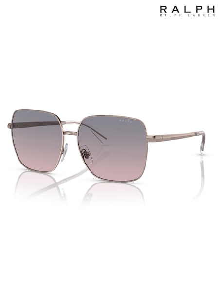 Ralph By Ralph Lauren Pink RA4142 Square Sunglasses (F02162) | £115