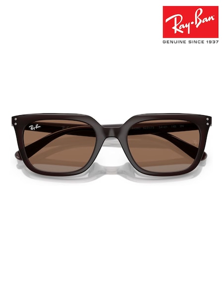 Ray Ban Rb4439D Square Brown Sunglasses (F02175) | £130