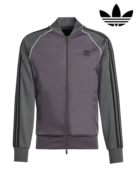 adidas Originals Grey Classics SST Track Jacket (F02290) | £0