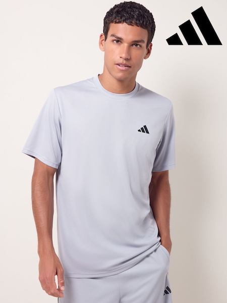 adidas Grey Train Essentials Training T-Shirt (F02425) | £15