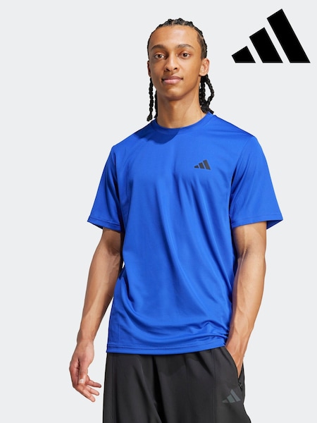 adidas Blue Train Essentials Training T-Shirt (F02426) | £15