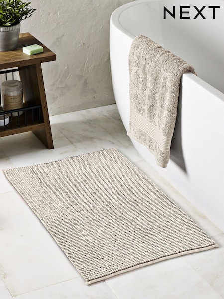 Natural Bobble Bath Mat (F02525) | £10
