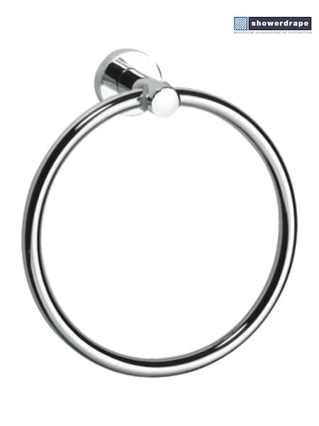 Showerdrape Silver Modernity Wall Mounted Towel (F02595) | £19