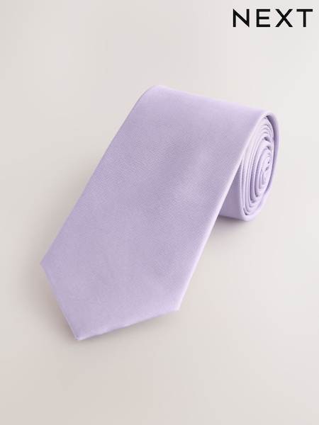 Purple Silk Tie (F02665) | £20
