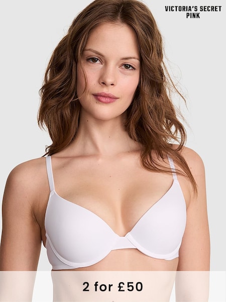 Victoria's Secret PINK White Push Up Bra (F02753) | £29