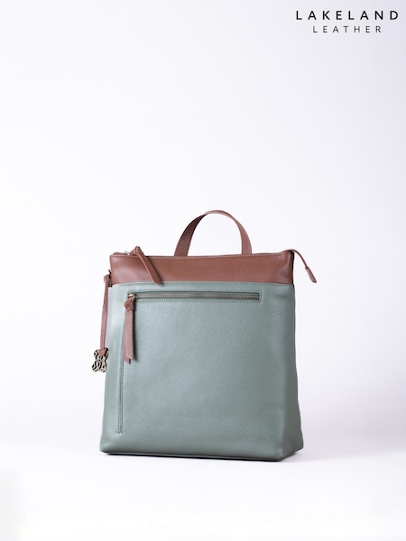 Lakeland Leather Green Beetham Backpack (F02786) | £80