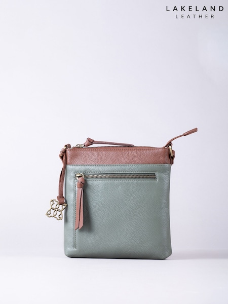 Lakeland Leather Green Beetham Small Cross-Body Bag (F02795) | £65