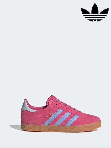 adidas Originals Pink Gazelle J Trainers (F02889) | £55