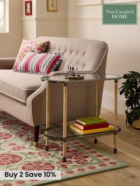 Buy Side Table Brass Homeware Livingfurniture Online | Next UK