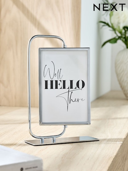 Silver Monaco Swivel Photo Frame (F03261) | £14