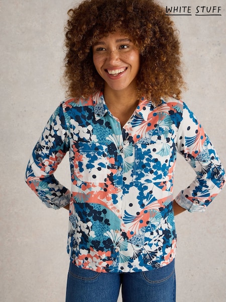White Stuff White Sophie 100% Organic Cotton Shirt (F03338) | £49