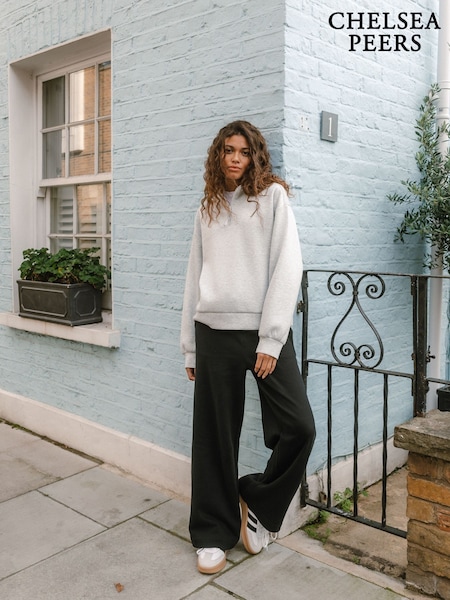 Chelsea Peers Black 100% Cotton Joggers (F03528) | £40