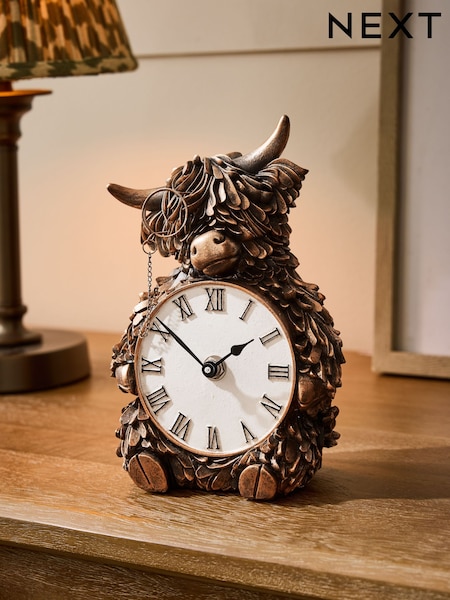 Bronze Hamish Mantel Clock (F03987) | £26
