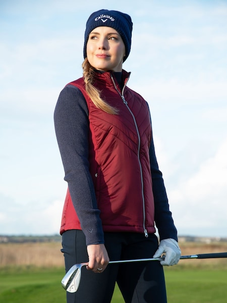 Callaway Apparel Red Chev Primaloft Vest (F04189) | £80