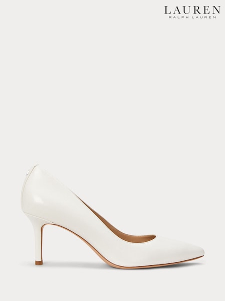 Lanette Leather Heel Court Shoe (F04201) | £139