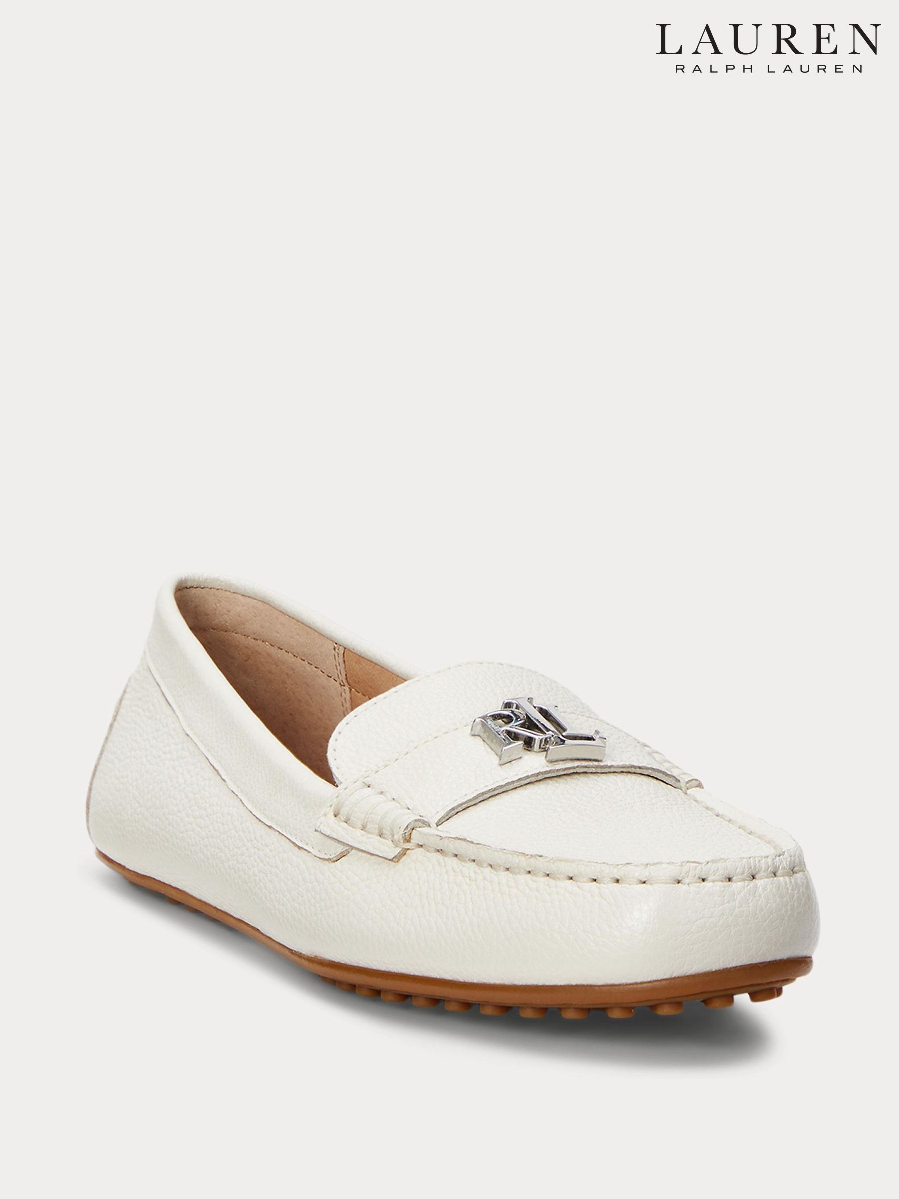 white and gold loafers