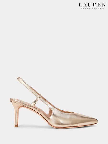 Lauren Ralph Lauren Khloe Leather Slingback Heels (F04266) | £159