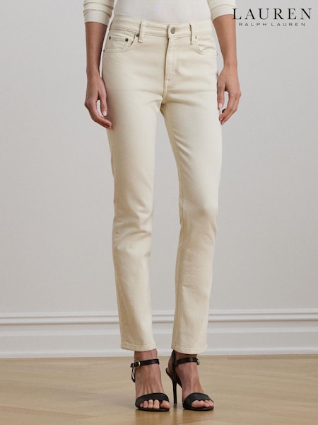 Lauren Ralph Lauren Low Rise Straight Leg Stretch Denim Jeans (F04278) | £159