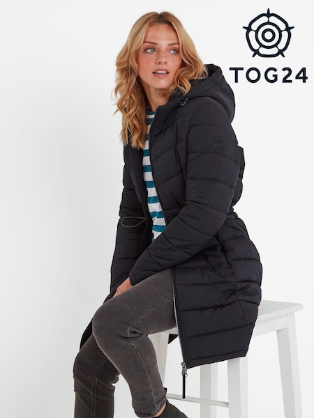 Tog 24 Black Womens Orton Padded Parka (F04365) | £90
