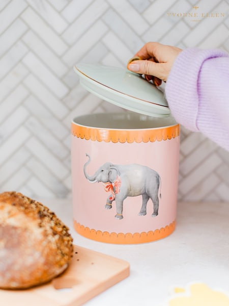 Yvonne Ellen Multi Elephant Biscuit Jar (F04544) | £35