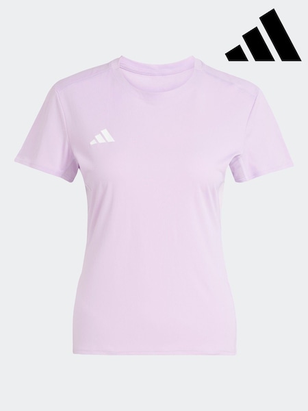 adidas Purple Light Adizero T-Shirt (F04561) | £0