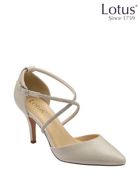Lotus Nude Heeled Occasion Shoes (F04618) | £70