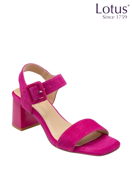 Lotus Pink Heeled Sandals (F04648) | £70