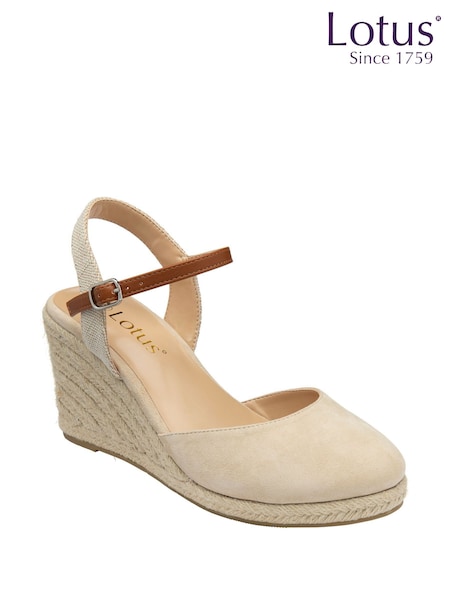 Lotus Nude Espadrilles Shoes (F04650) | £70