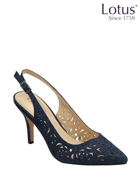 Lotus Blue Occasion Shoes (F04656) | £65