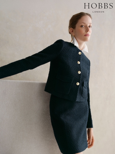 Hobbs Blue Marie Jacket (F04719) | £229